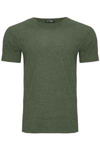 T-shirt de sport décontracté pour homme 2024, coupe ample, manches courtes, col rond, 100 % fibre de bambou de haute qualité, couleur unie, en toile, en promotion ! - Product Image 6