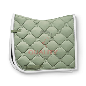 Tapis de selle anglais équestre de qualité supérieure Design matelassé Doublure intérieure douce Respirant et durable Tapis de selle de soutien - Product Image 4