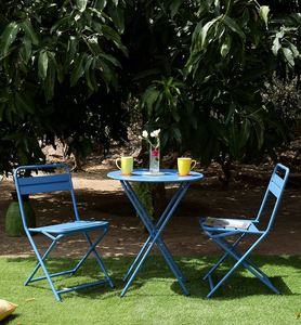 Juego de mesa y silla de Metal para exteriores único para el hogar, muebles de jardín para interiores y exteriores, Bar y restaurante de Hotel en la azotea 2024 - Product Image 6