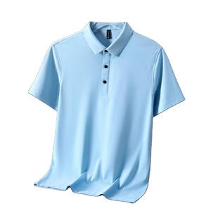 Vêtements de travail personnalisés à manches courtes pour polo avec matière en nylon à séchage rapide, motif uni, logo imprimé - T-shirt culturel - Product Image 4