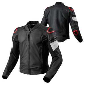 Veste de moto de haute qualité 100% en cuir véritable pour hommes Design de logo personnalisé élégant pour l'équitation d'été - Product Image 6