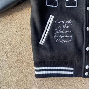 Personalizado Vintage de lana Letterman béisbol Streetwear Universidad para hombre Varsity chaqueta en Hip Hop Patchwork estilo para el invierno fabricante - Product Image 5