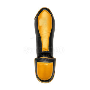 Protège-tibias de boxe pour adultes de haute qualité Logo personnalisé en cuir pour l'entraînement sportif Meilleur prix Équipement de protection - Product Image 4