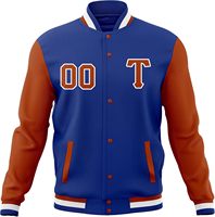 Veste d'hiver pour homme sur mesure OEM, veste de baseball varsity, veste décontractée en chenille brodée, rembourrage en coton d'hiver, vente en gros
