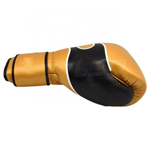 Gants de boxe pour adultes fabriqués en usine OEM avec logo personnalisé, nouveau design, en cuir de vachette avec fermeture et emballage personnalisés - Product Image 4