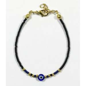 Mauvais œil à la mode perlé pour bracelet - Product Image 2