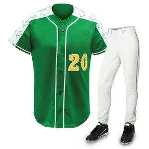 Недорогая модная бейсбольная форма OEM, оптовая продажа, бейсбольная Джерси в полоску в стиле ретро