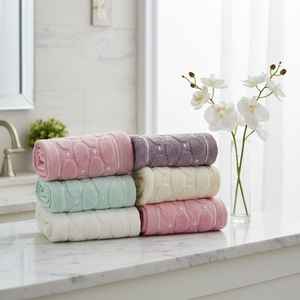 Lot de serviettes de cuisine 100 % coton turc à séchage rapide, 30x50cm, 550 GSM, motif velours absorbant, fabriqué en Turquie - Product Image 5