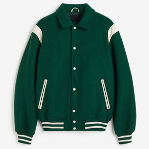 แจ็คเก็ตเลตเตอร์แมนคุณภาพสูง ผ้าวูล ระบายอากาศได้ดี ปักลายตามสั่ง สีและโลโก้ปรับแต่งได้ เสื้อผ้าฤดูหนาว ดูดีมีสไตล์ สำหรับผู้ชาย - Product Image 1