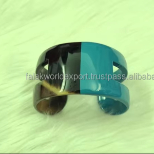 Brazalete de cuerno de búfalo de agua africana, pulsera Unisex duradera y ligera para regalo de aniversario de Falak World Epxort - Product Image 2