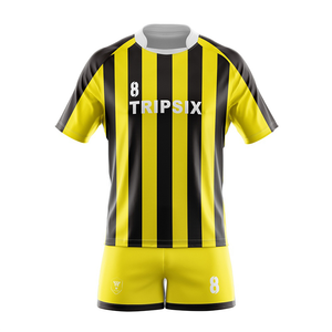 Ensemble de vêtements de sport en polyester respirant à séchage rapide, personnalisé, imprimé, grande taille, uniforme de rugby, plusieurs couleurs, vente en gros - Product Image 2