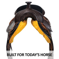 Selle de cheval en cuir de haute qualité sur mesure, doublure en peau de mouton, légère, respirante, confortable, élégante, équestre western