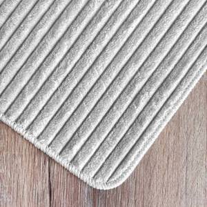 พรมปูพื้นสี่เหลี่ยมสีเทาพื้นหลังยางกันลื่นสำหรับใช้ในบ้าน 68x120 ซม. - Product Image 2