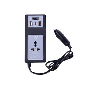 Nuevo Inversor de Corriente para Auto de 12V a 220V, Convertidor de CC a CA, Onda Sinusoidal Modificada, Salida USB Tipo C, Encendedor para Tanque - Product Image 3