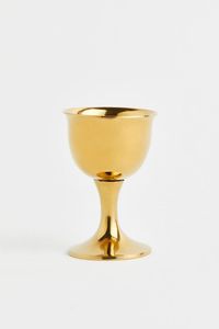 Brass Metal <b>Double</b>-<b>Walled</b> Luxury Drinking <b>Glass</b> with Gold Finish for Wine Parties & Weddings - Product Image 6