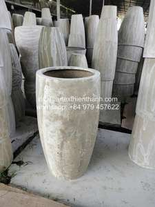 Vietnam wholesale supplier OEM ODM lightweight durable fiberglass planter high quality <b>decorative</b> <b>plant</b> <b>pot</b> - Product Image 3