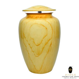โกศหินอ่อนสีเหลืองลายพิมพ์สไตล์ยุโรปสำหรับบรรจุอัฐิคน ทนทาน คุณภาพพรีเมียม เป็นมิตรกับสิ่งแวดล้อม และปรับแต่งได้ - Product Image 2