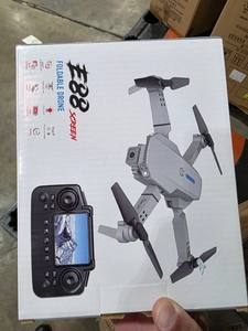 E88 Foldable Plastic <b>Drone</b> Dual <b>Camera</b> <b>4K</b> FPV RC Quadcopter Optical Flow App Control for Beginners Travel - Product Image 1
