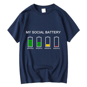 T-shirt décontracté de haute qualité pour hommes confortable et à la mode 100% coton Design imprimé drôle - Product Image 4