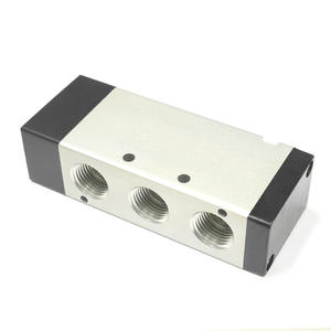 5/3 modalità BSPT doppia aria pilotata valvola a sfera pneumatica 4A430-15 potenza manuale cancello in lega di alluminio e tipo di lavatrice - Product Image 3