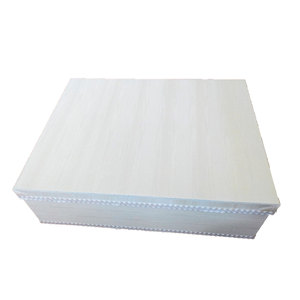 Scatola in Avorio Moiré per Arredamento Soggiorno - Product Image 1