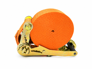 Correa de Amarre de Carga con Trinquete de 50 mm, Certificación CE, 2000 kg, Ganchos Dobles en J, Cinta de Poliéster Resistente para Almacén, Camión, Contenedor - Product Image 5