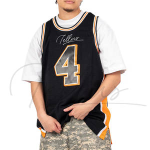 New Custom Design <b>Printed</b> Basketball Jerseys Uniforms 100% Polyester Quick Dry Sleeveless Cheap - Product Image 1