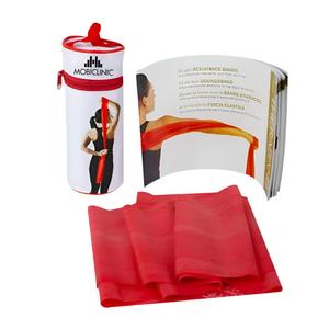 Cintas elásticas de goma roja Cinta de resistencia de banda elástica para ejercicio y fitness - Product Image 3