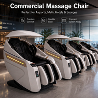 Fauteuil de massage commercial électrique réglable à monnayeur 2026 avec rail SL pour aéroports, gares et centres commerciaux