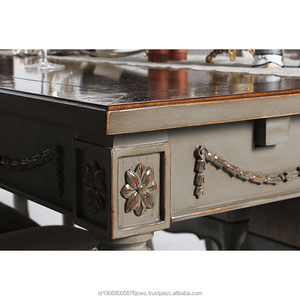 Juego de mesa de comedor de caoba clásica vintage n. ° 1365 para hoteles con sensación Premium - Product Image 6