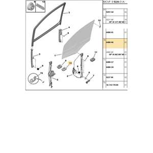 Interruptor Automático para Ventana Derecha, Modelo BTR0034-ZSW1083-6490H0 - Product Image 1