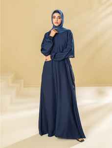 Modest Dress Prayer Clothes For Women Abaya Dubai Turkey Islam <b>Kaftan</b> Robe Dresses For Women Ethnic Wear Custom - Product Image 6