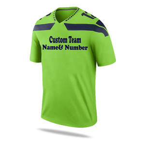 เสื้อเจอร์ซีย์อเมริกันฟุตบอลชุดเครื่องแบบนักศึกษาเสื้อฟุตบอลสีพื้น - Product Image 4