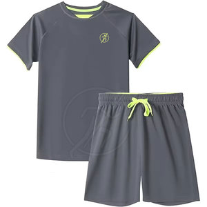 Conjunto de camiseta y pantalones cortos informales para hombre hecho a medida Color y diseño únicos para el verano Ropa al aire libre Nueva llegada Hecho en Pakistán - Product Image 1