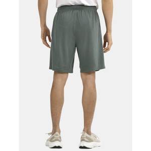 Shorts pour hommes à taille élastique avec poches, shorts amples d'entraînement unis et décontractés - Product Image 4
