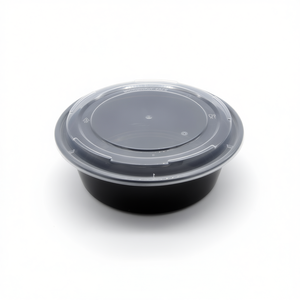 Contenitore Rotondo per Alimenti in PP da 68oz, Resistente e Adatto al Microonde - Product Image 1