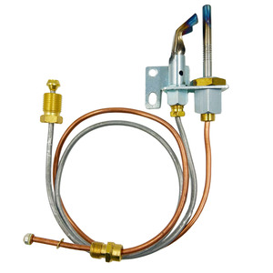Natural <strong>Gas</strong> Pilot Burner Assembly Replace Real Fire Model G5 G6 Burner Parts for <strong>Fireplace</strong> with <strong>Thermocouple</strong> - Product Image 1