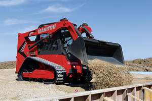La mejor calidad, Manitou cargadora frontal, oruga 1650RT, cargadora deslizante, motor de bomba con servicio, caja de cambios, rodamiento PLC de alta potencia - Product Image 5