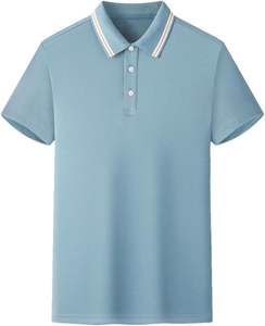 Produit en vente chaude vierge impression personnalisée broderie revers manches courtes séchage rapide hommes manches courtes homme t-shirt polo - Product Image 1