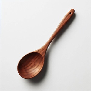 <b>Wooden</b> Spoon Natural Beech Bamboo Cooking Spoons Eco Friendly Kitchen Utensils OEM ODM Available - Product Image 3