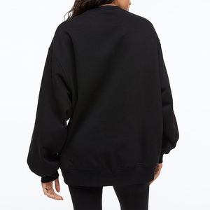 Sudadera con Capucha de Moda para Mujer, Estampada, 100% Algodón, Manga Larga, Hombros Caídos, Ajustada, para Entrenamiento - Product Image 3