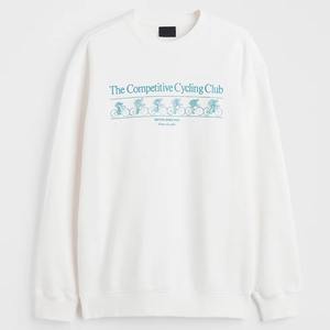 เสื้อสเวตเตอร์แขนยาวโอเวอร์ไซส์ผ้าฝ้าย100% ปรับแต่งได้เสื้อฮู้ดคอกลมมีซิปแบบสวมหัวสีพื้น - Product Image 1