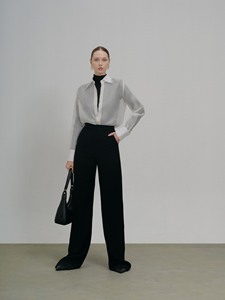 Pantalon droit pour femmes élégant haute couture Style minimaliste Queen ODM Service nouvel état-Plat à séchage rapide Printemps - Product Image 6