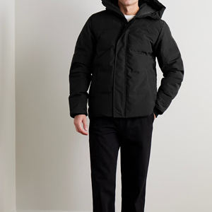 Venta al por mayor de chaqueta de exterior cálida y pesada con logotipo personalizado, de talla grande Abrigo con capucha, abrigo de hombre de alta calidad, chaqueta acolchada gruesa personalizada con capucha - Product Image 6