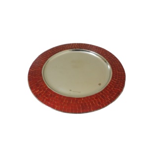 Top Trend Eco-Friendly Stainless Steel Metal Charger Plate for Dinner <b>Table</b> or Catering Food Server - Product Image 3