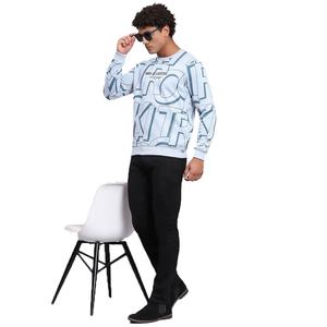 Sweat-shirt à manches longues pour homme en coton 100% de haute qualité de la marque 2026, respirant, sportif, noir, impression numérique, ODM - Product Image 6