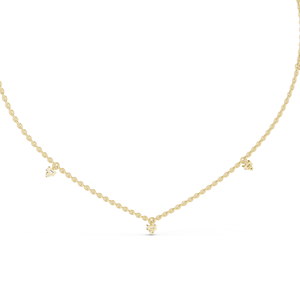 Collier en diamant de laboratoire 0,305 CT, pendentif chaîne en diamant VVS-VS EF, or 18 carats, 14 carats, or rose, or jaune, or blanc, luxe, haute joaillerie - Product Image 6