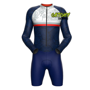 ชุดไตรกีฬาหนึ่งชิ้นชุดไตรกีฬาจักรยานชุดไตรกีฬาแบบกำหนดเอง - Product Image 4