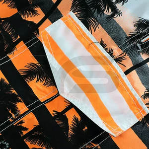 Short de plage en coton décontracté pour homme, maillot de bain surdimensionné en polyester pour les sports de planche, la plage et l'extérieur. - Product Image 5