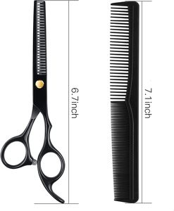 Stainless Steel Hair Cutting <strong>Scissors</strong> Professional Haircut Trimming <strong>Texturizing</strong> Blending Barber Home <strong>Use</strong> - Product Image 3